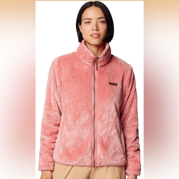 Columbia Pink Sherpa Zip Jacket - Picture 2 of 9
